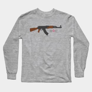 Legendary Kalashnikov assault rifle (AK-47) color version Long Sleeve T-Shirt